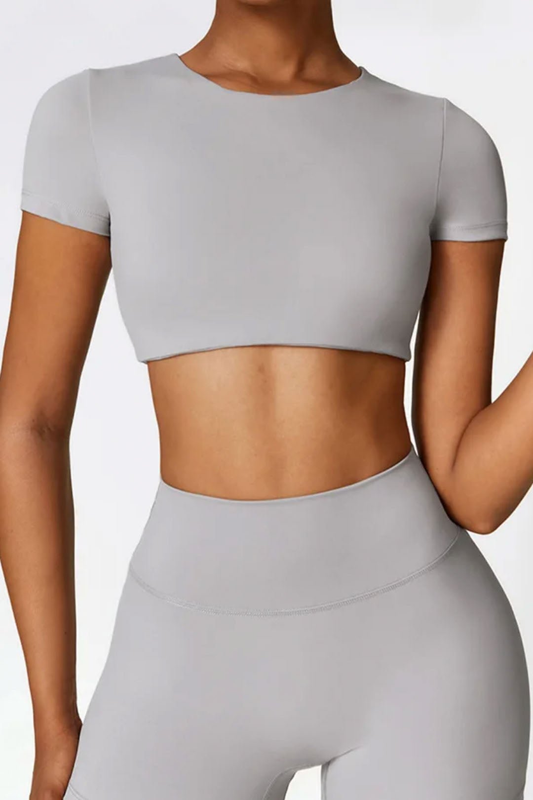 Soft Sculpt Active Cropped Tee