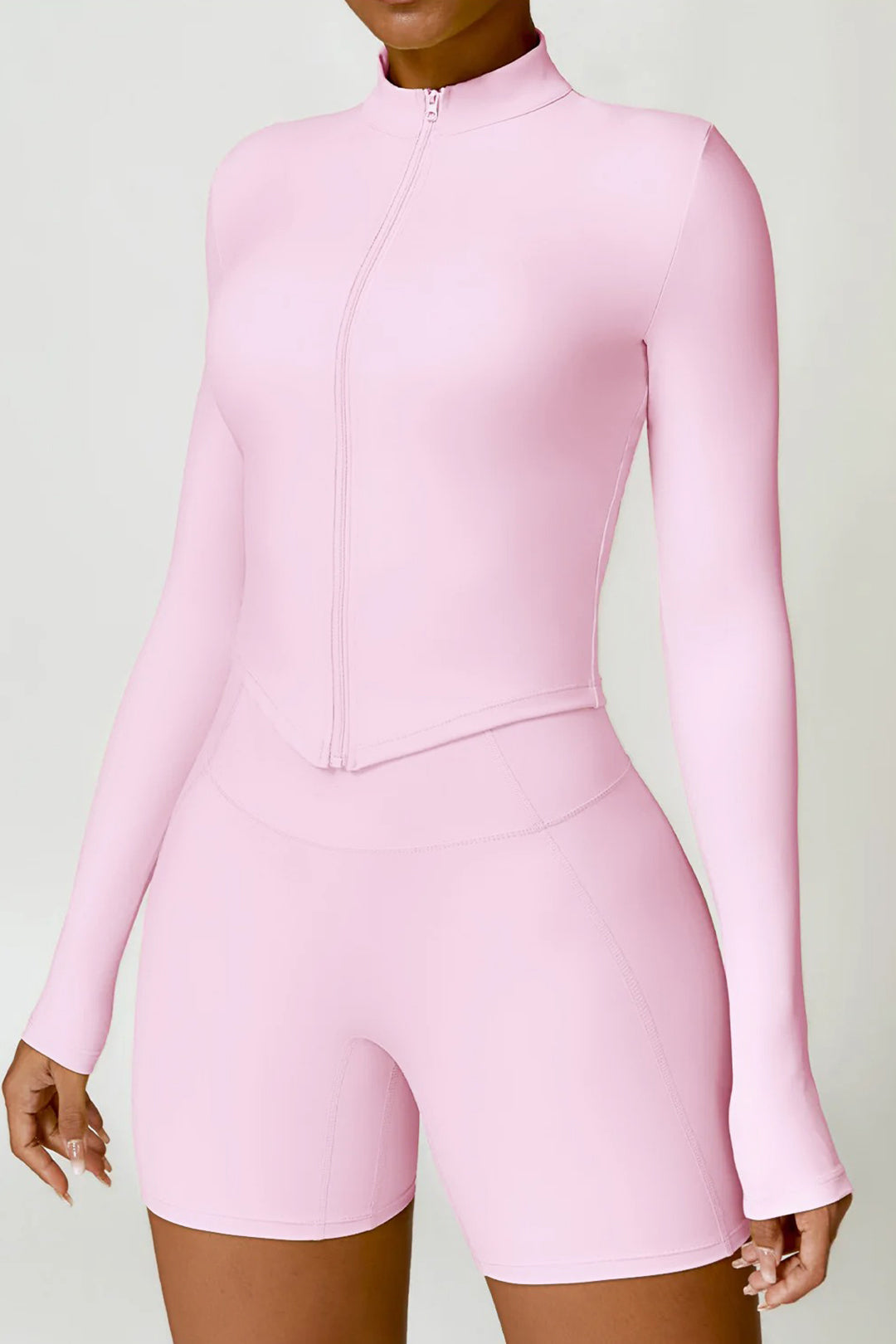 Soft Sculpt Zip Jacket by BASE BODY.