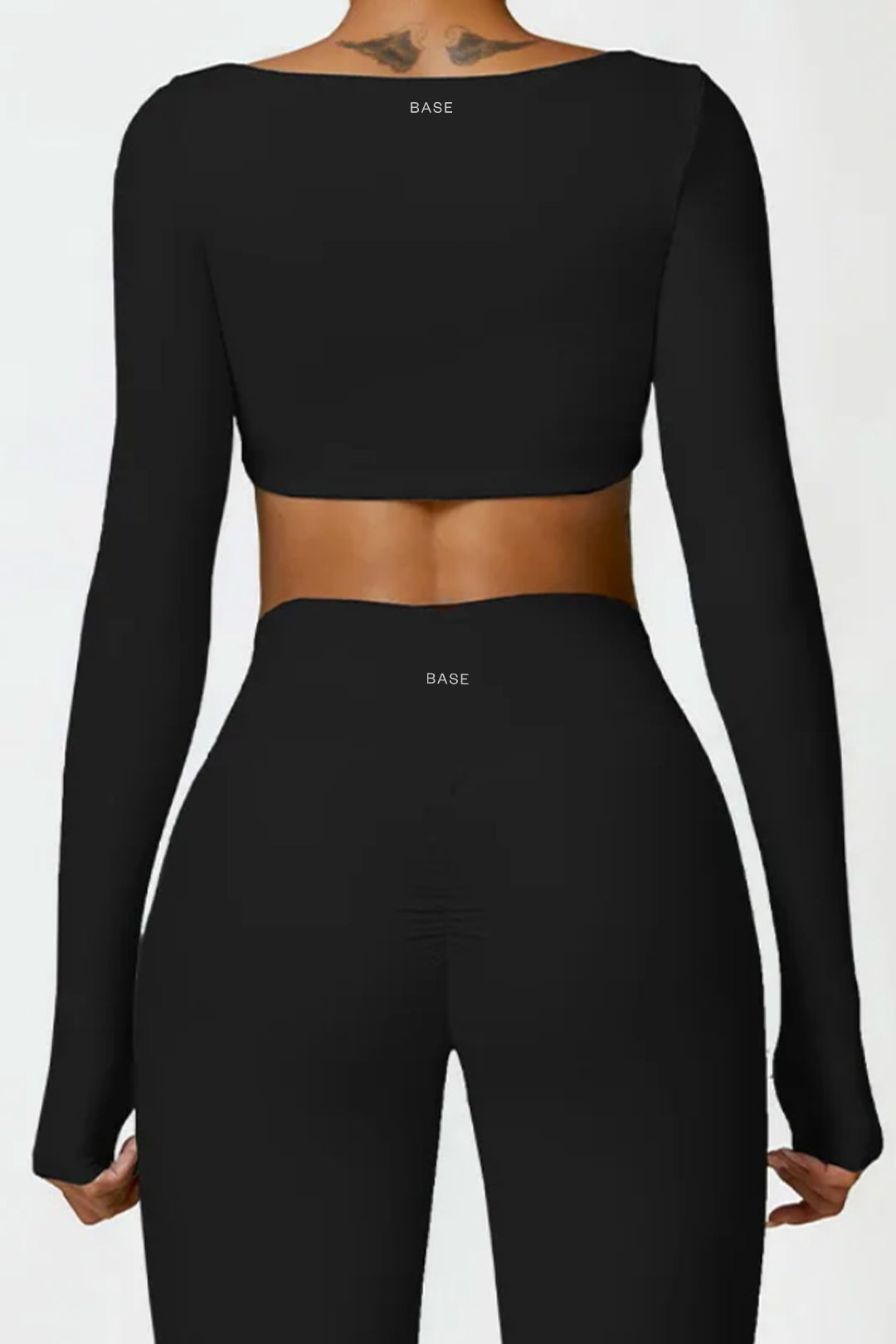 Soft Sculpt Long Sleeve Crop Top by BASE BODY.