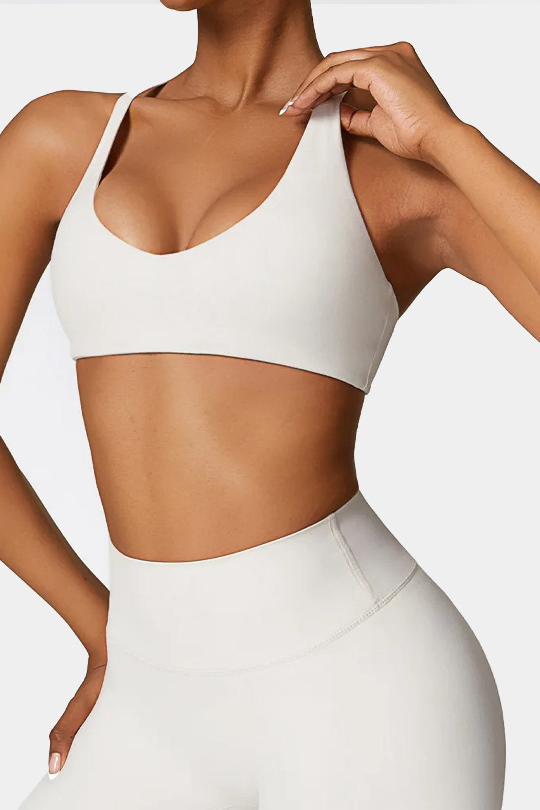 Soft Sculpt X Back Bra by BASE BODY.