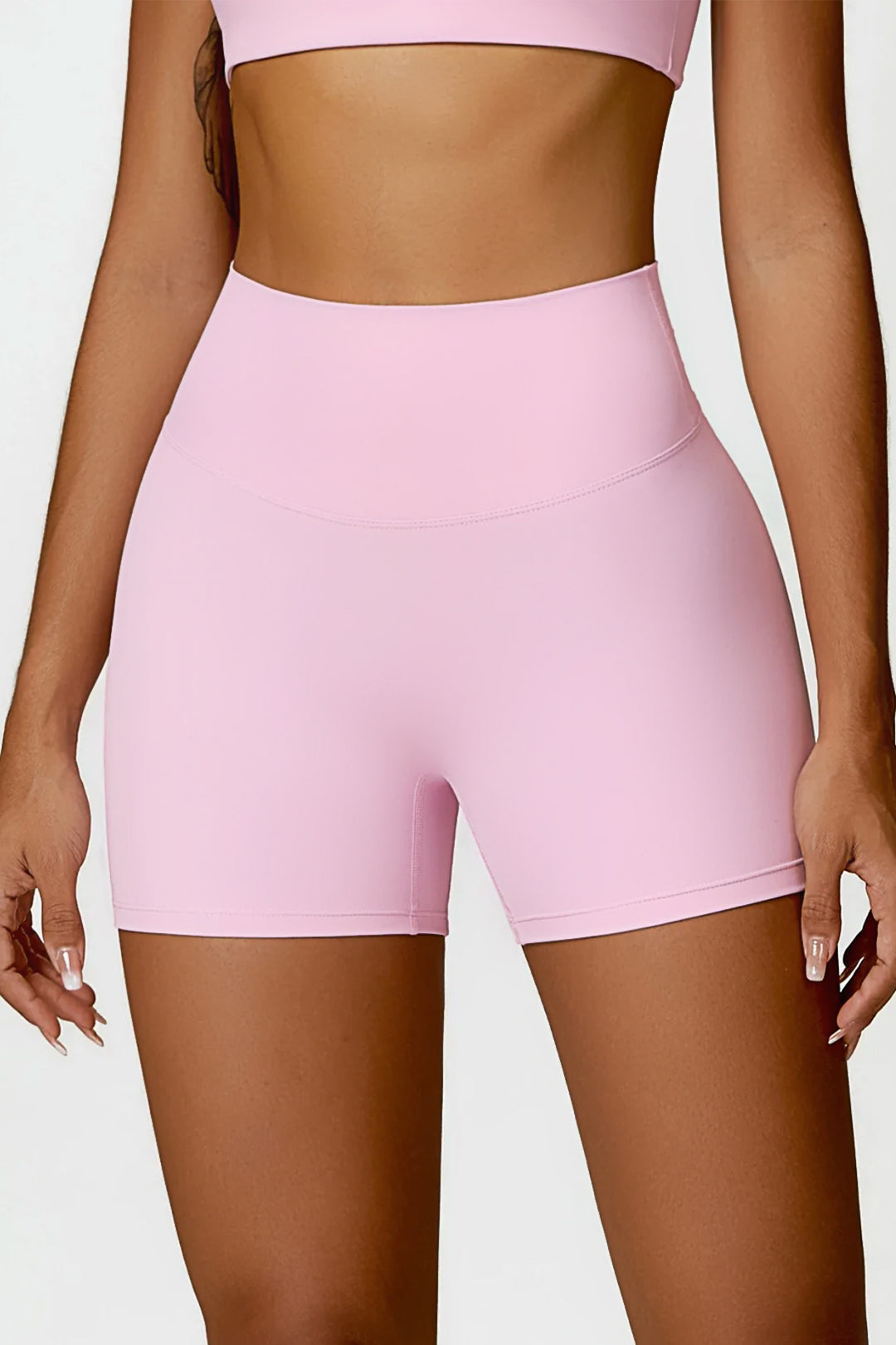 Soft Sculpt Scrunch Biker Shorts 4" by BASE BODY.