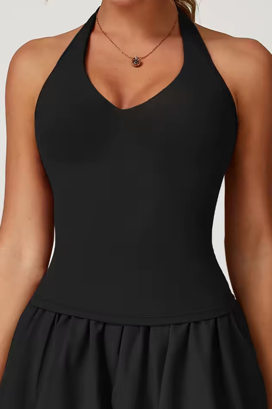 Soft Sculpt U Halter Top
