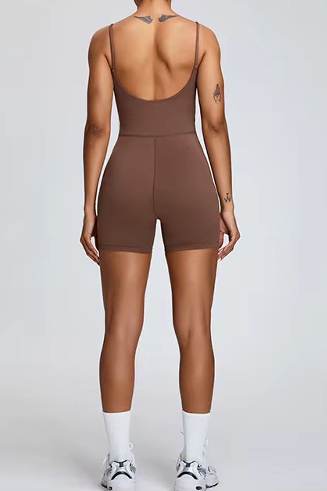 Soft Sculpt Open Scoop Back Romper