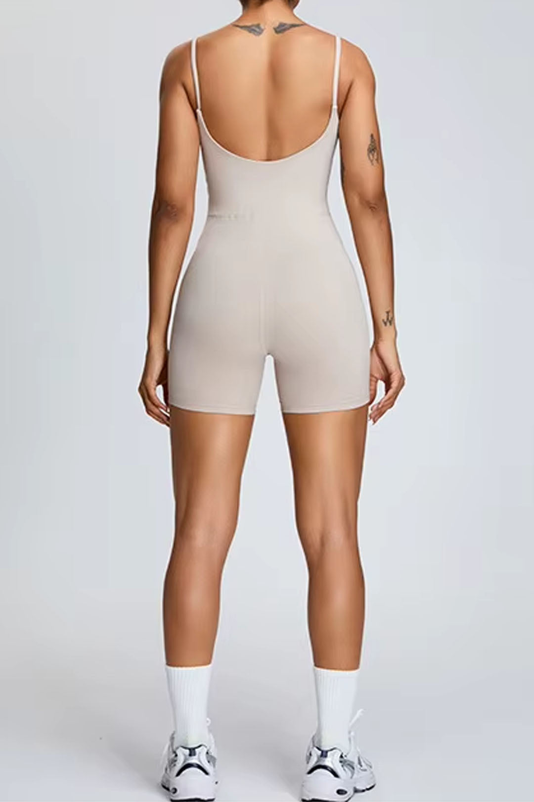 Soft Sculpt Open Scoop Back Romper