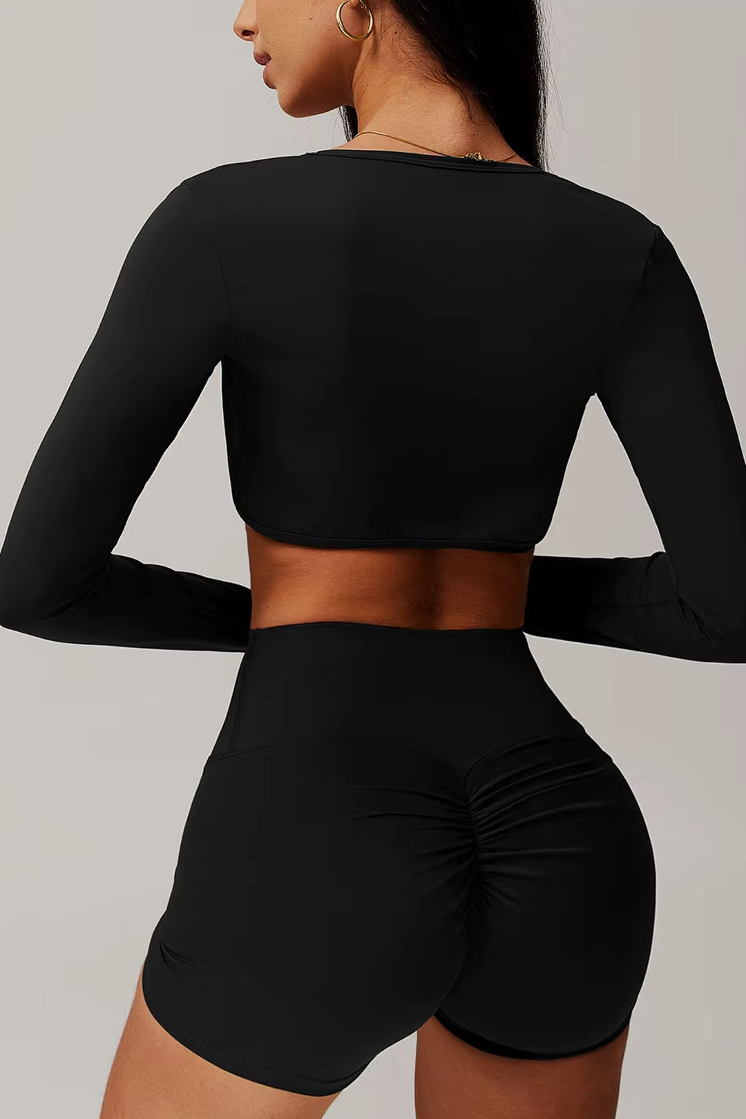 Soft Sculpt Long Sleeve Crop Bolero