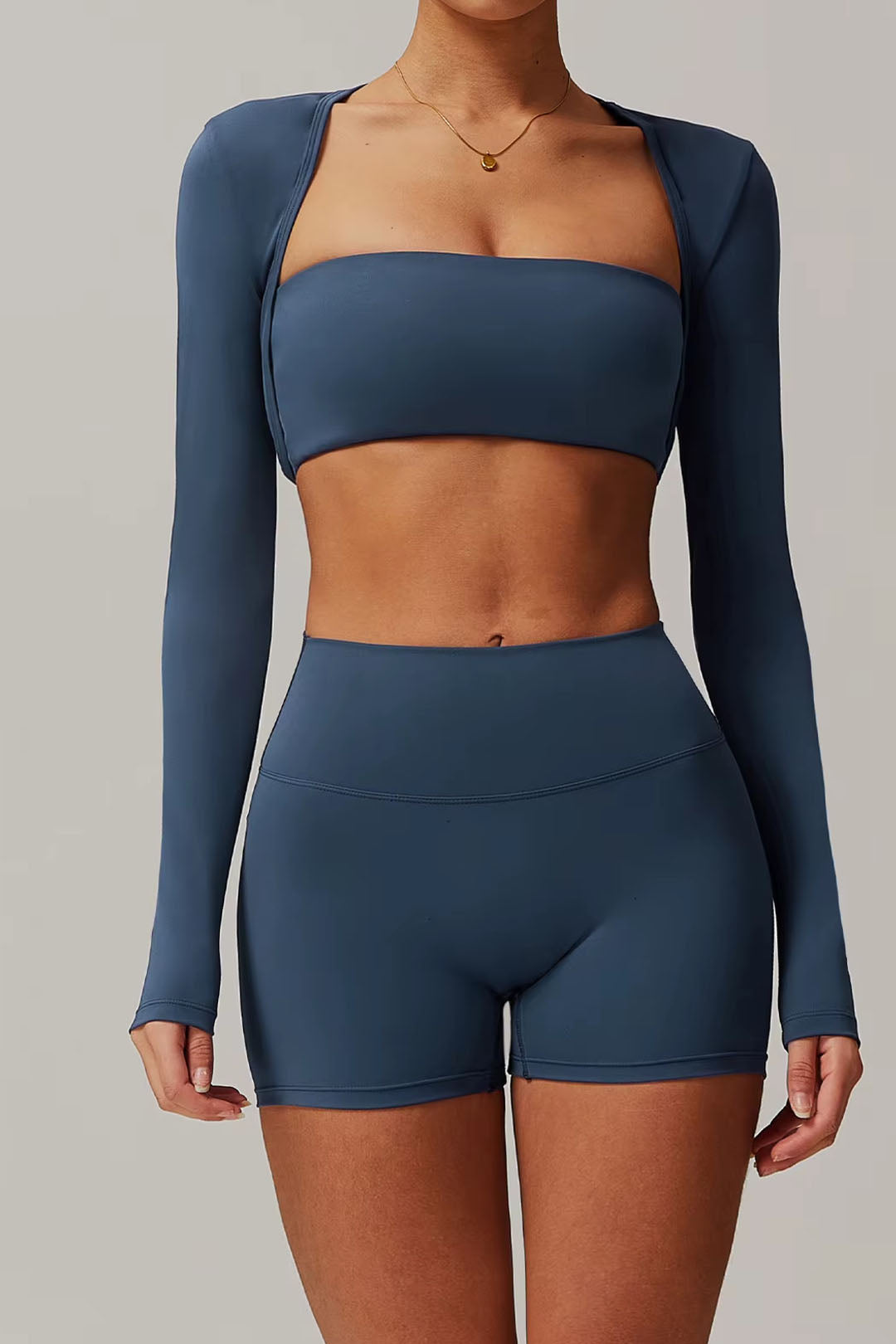 Soft Sculpt Long Sleeve Crop Bolero