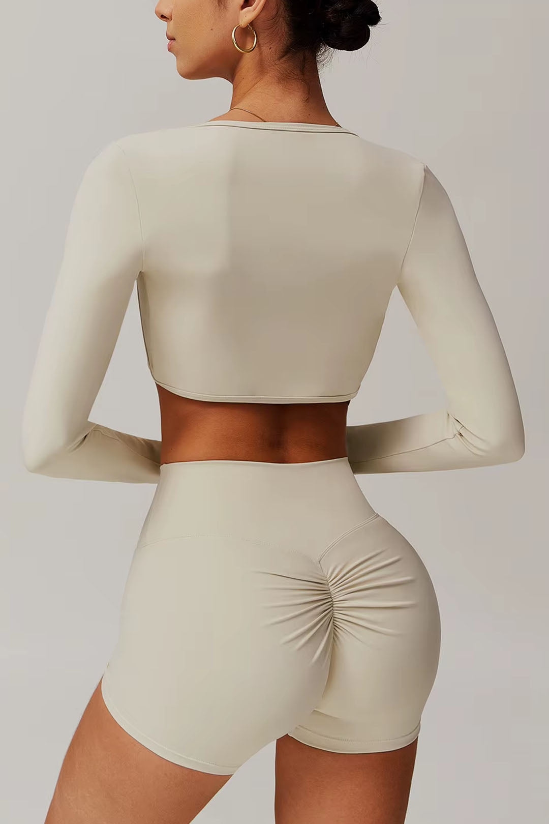 Soft Sculpt Long Sleeve Crop Bolero
