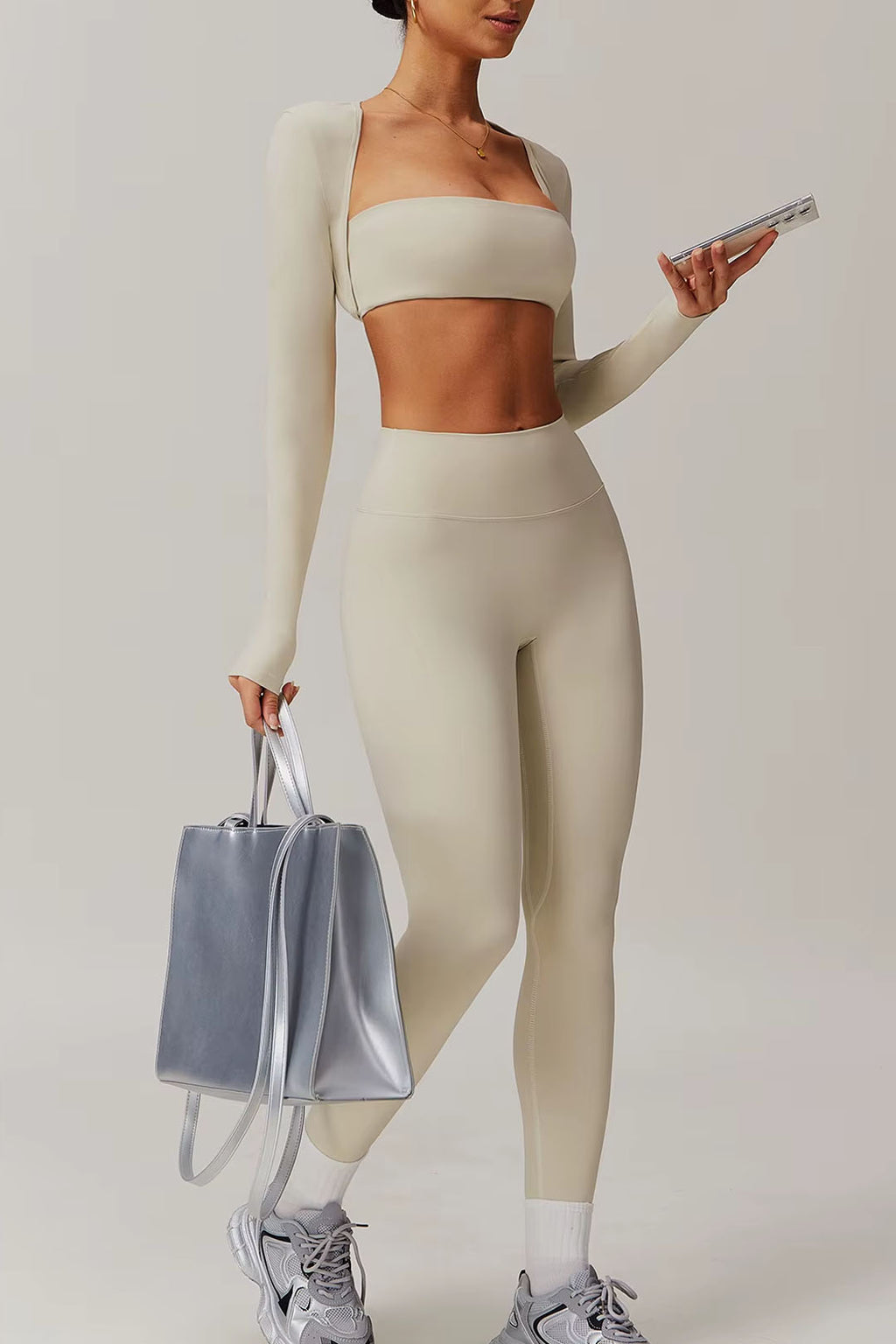 Soft Sculpt Long Sleeve Crop Bolero