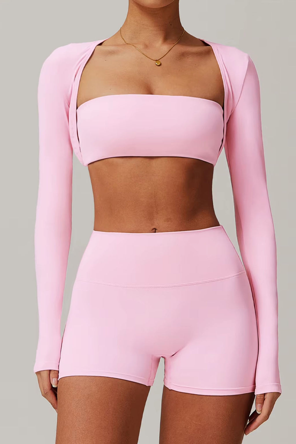Soft Sculpt Long Sleeve Crop Bolero