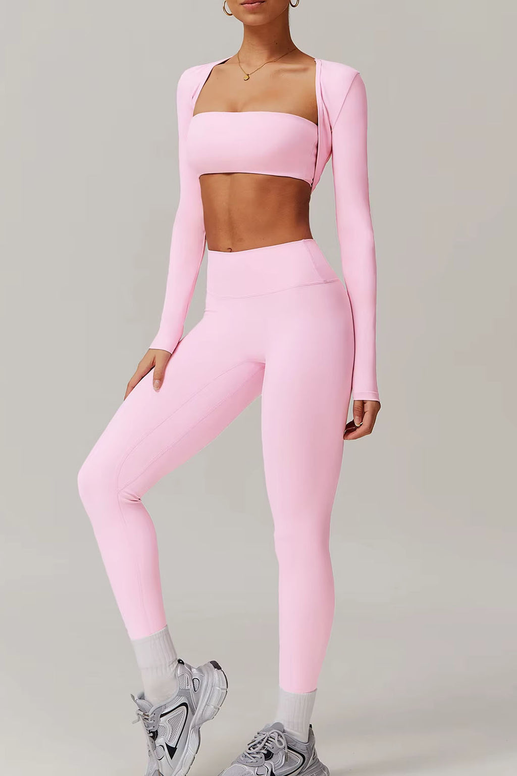 Soft Sculpt Long Sleeve Crop Bolero