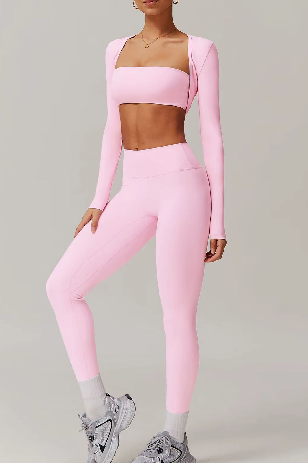 Soft Sculpt Long Sleeve Crop Bolero