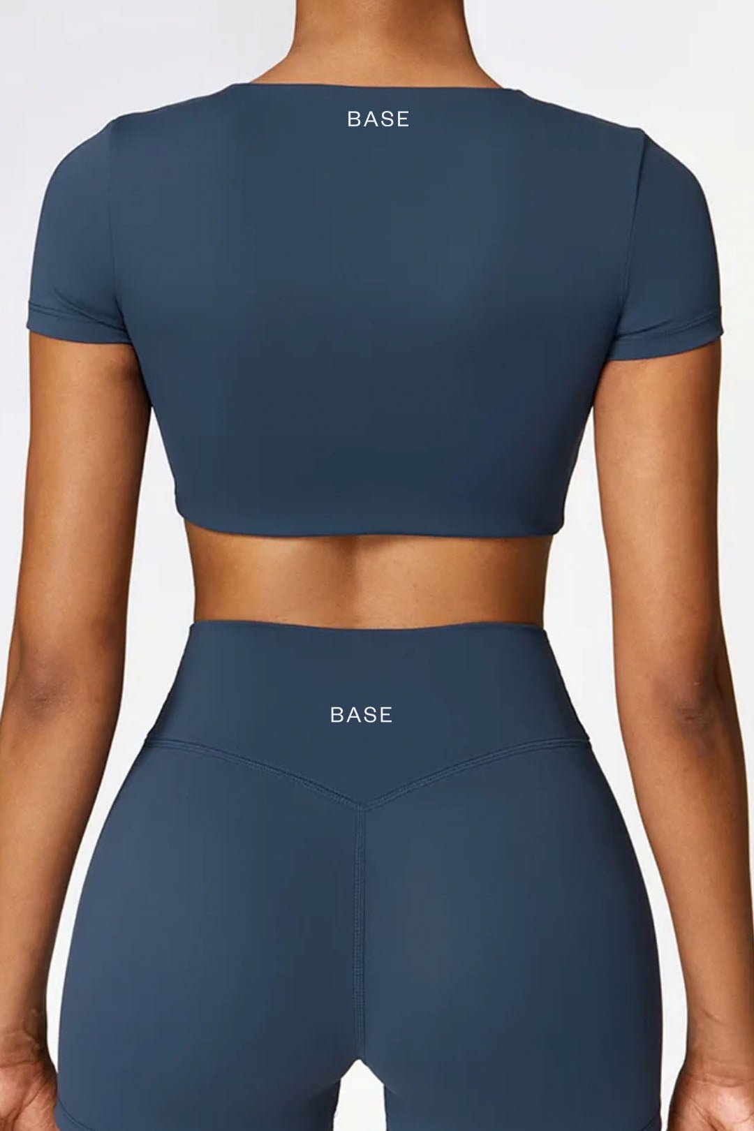 BASE BODY - Soft Sculpt Active Cropped Tee