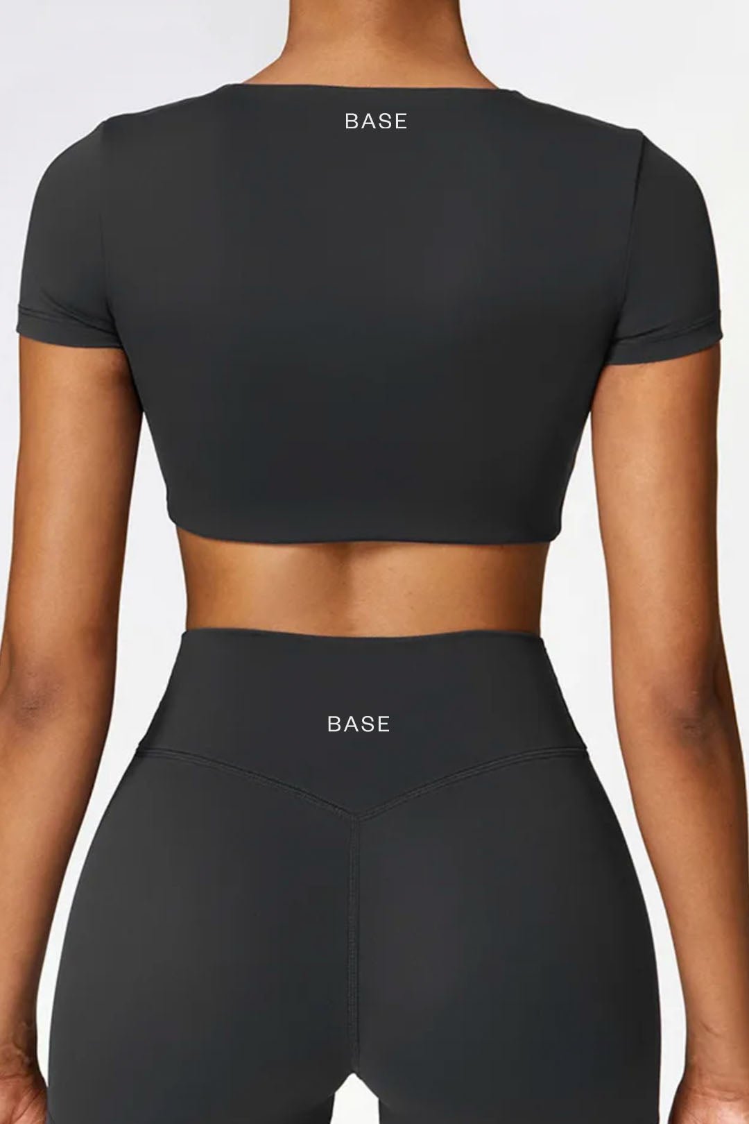BASE BODY - Soft Sculpt Active Cropped Tee