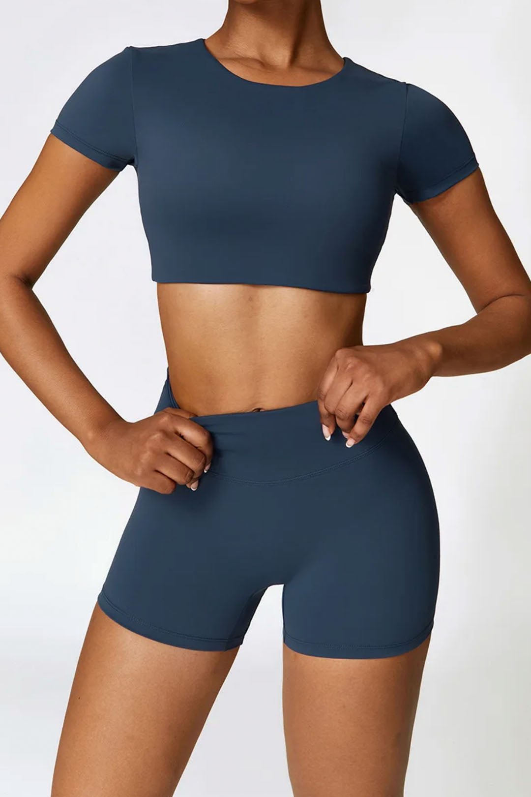 BASE BODY - Soft Sculpt Biker Shorts 4"