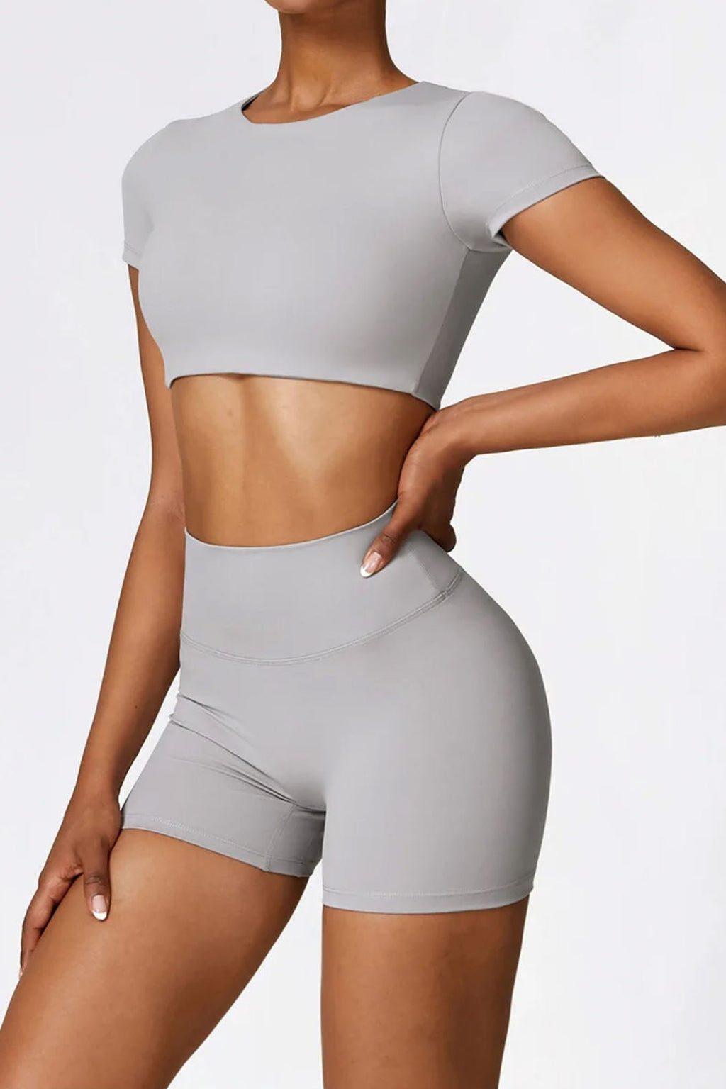 BASE BODY - Soft Sculpt Biker Shorts 4"