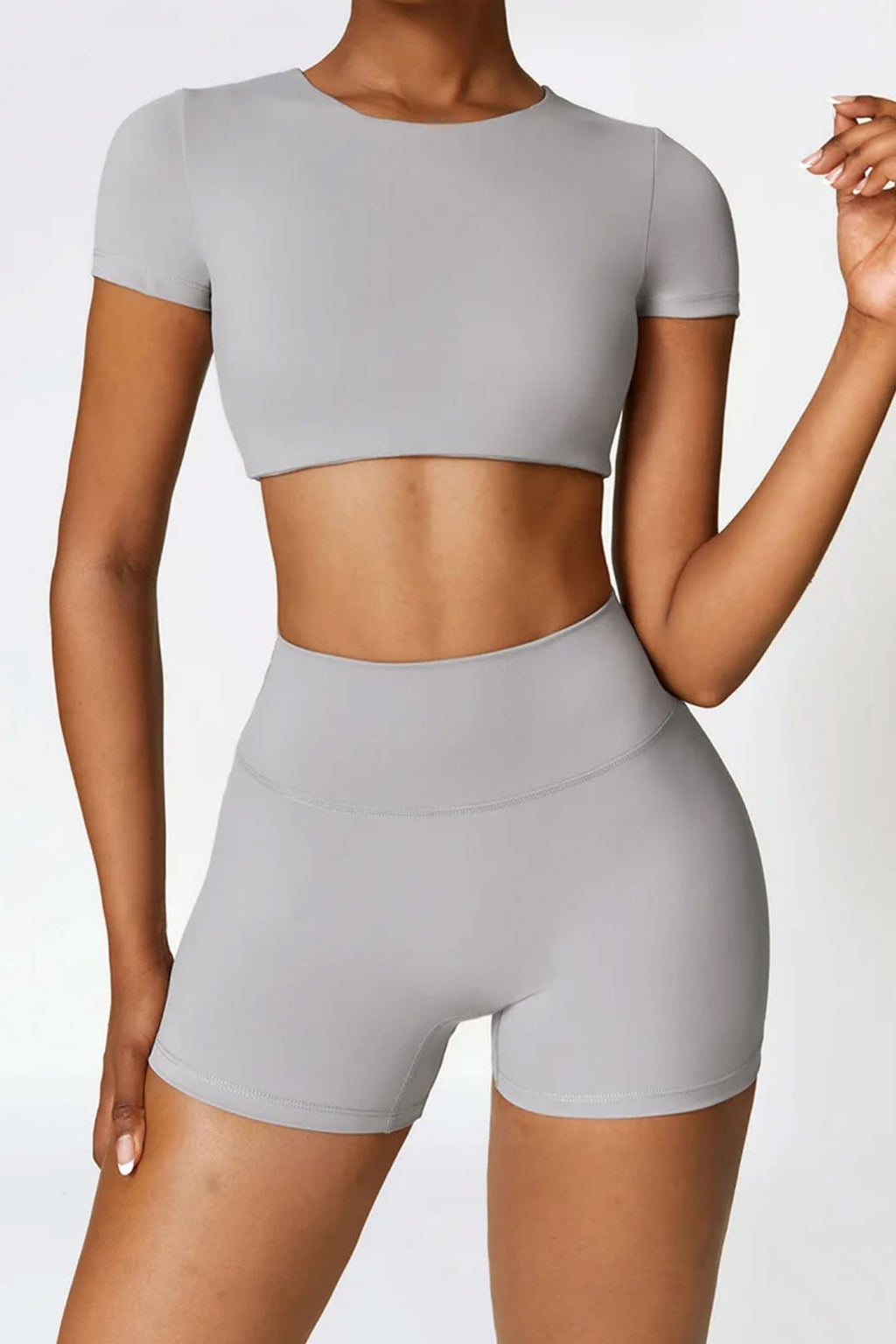 BASE BODY - Soft Sculpt Biker Shorts 4"