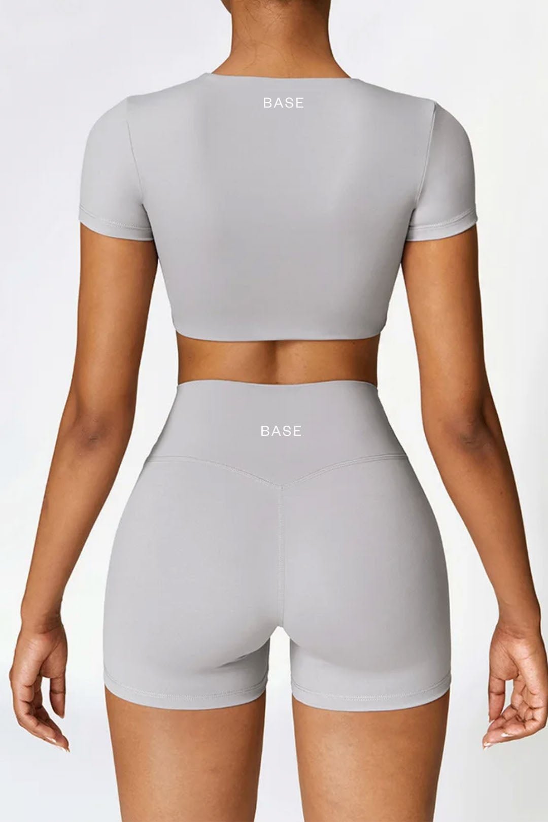 BASE BODY - Soft Sculpt Active Cropped Tee